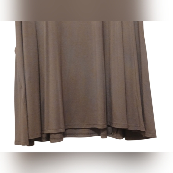 Sigrid Olsen - NWT, TaupeDress W/ Pockets, Boat Neck, 3/4 Sleeves, Size Medium - Picture 7 of 8